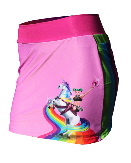 Fancy Running - Unicorn Rider Skort - Pink - Front