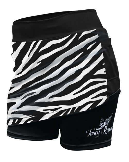 Fancy Running - Zebra Print Running Skort - Shorts